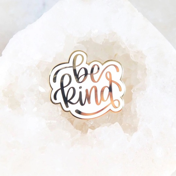 Be Kind Enamel Pin - Picture 1 of 5